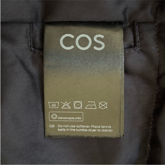 Cos Oversized Puffer Jacket Designer A Line Coat Down Filled Navy Blue Size Xxs - Picture 12 of 14